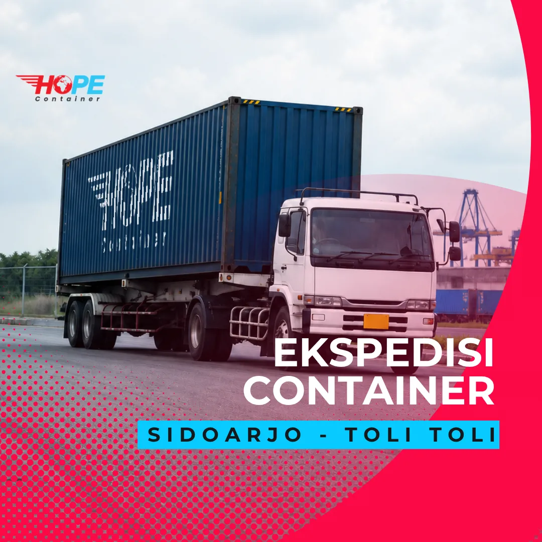 Ekspedisi Container Sidoarjo Toli-Toli