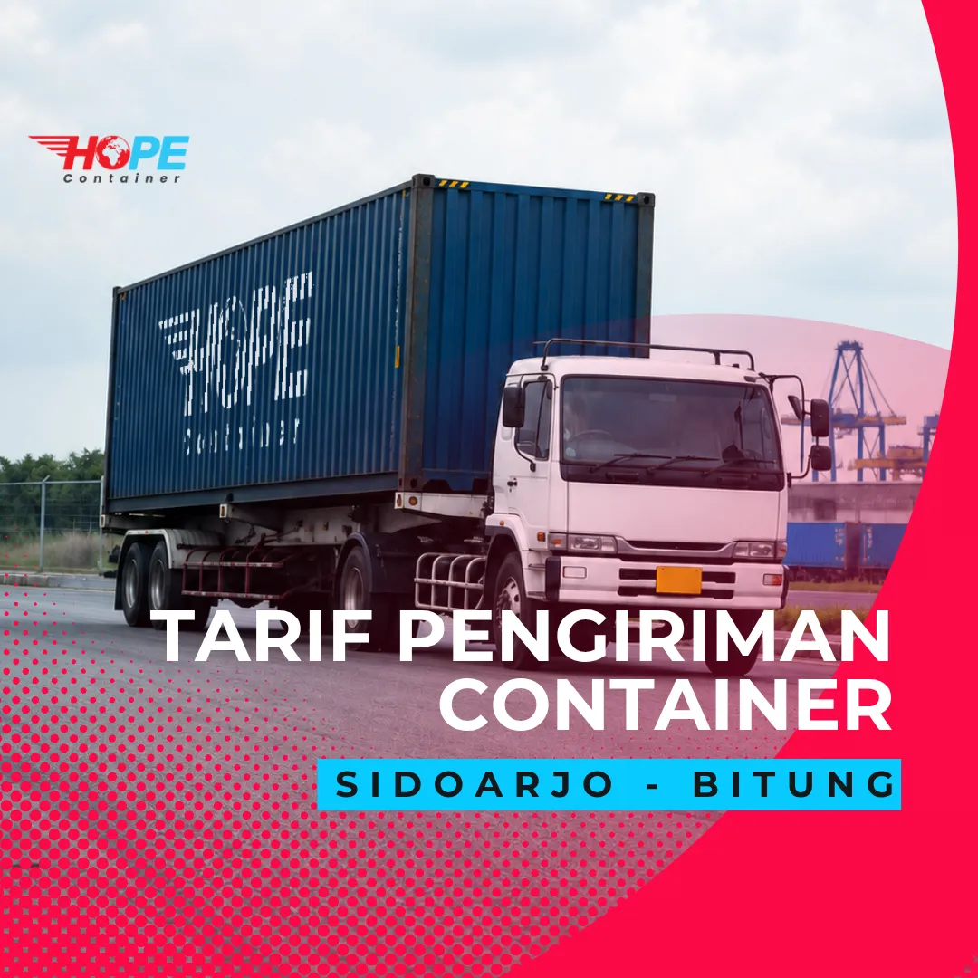 Tarif Pengiriman Container Sidoarjo Bitung