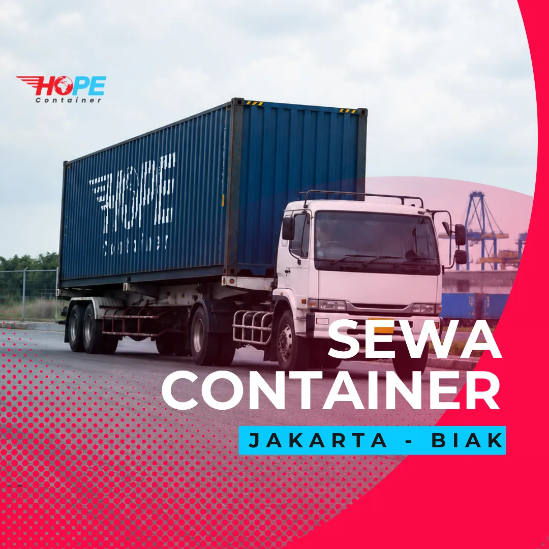 Sewa Container Jakarta Biak