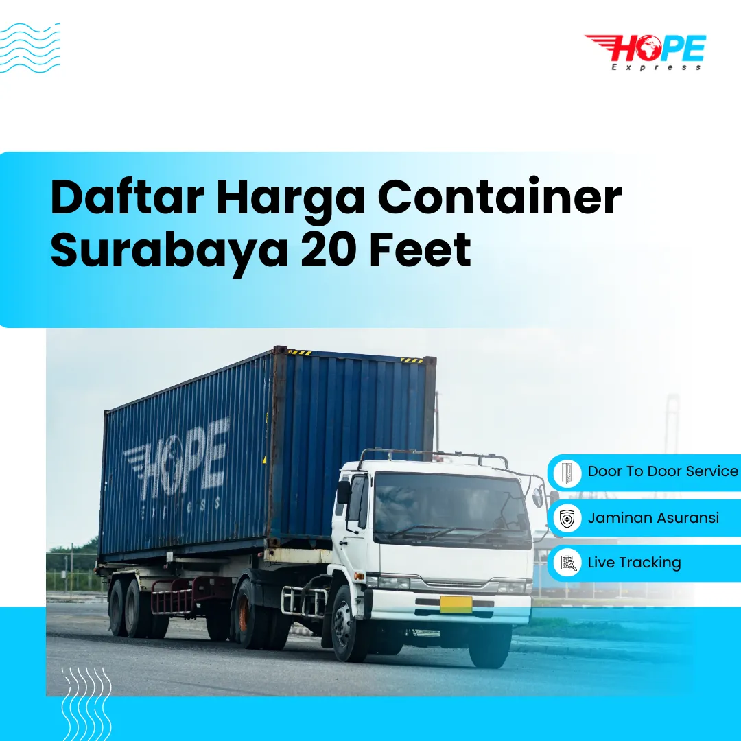 Daftar Harga Container Surabaya 20 feet